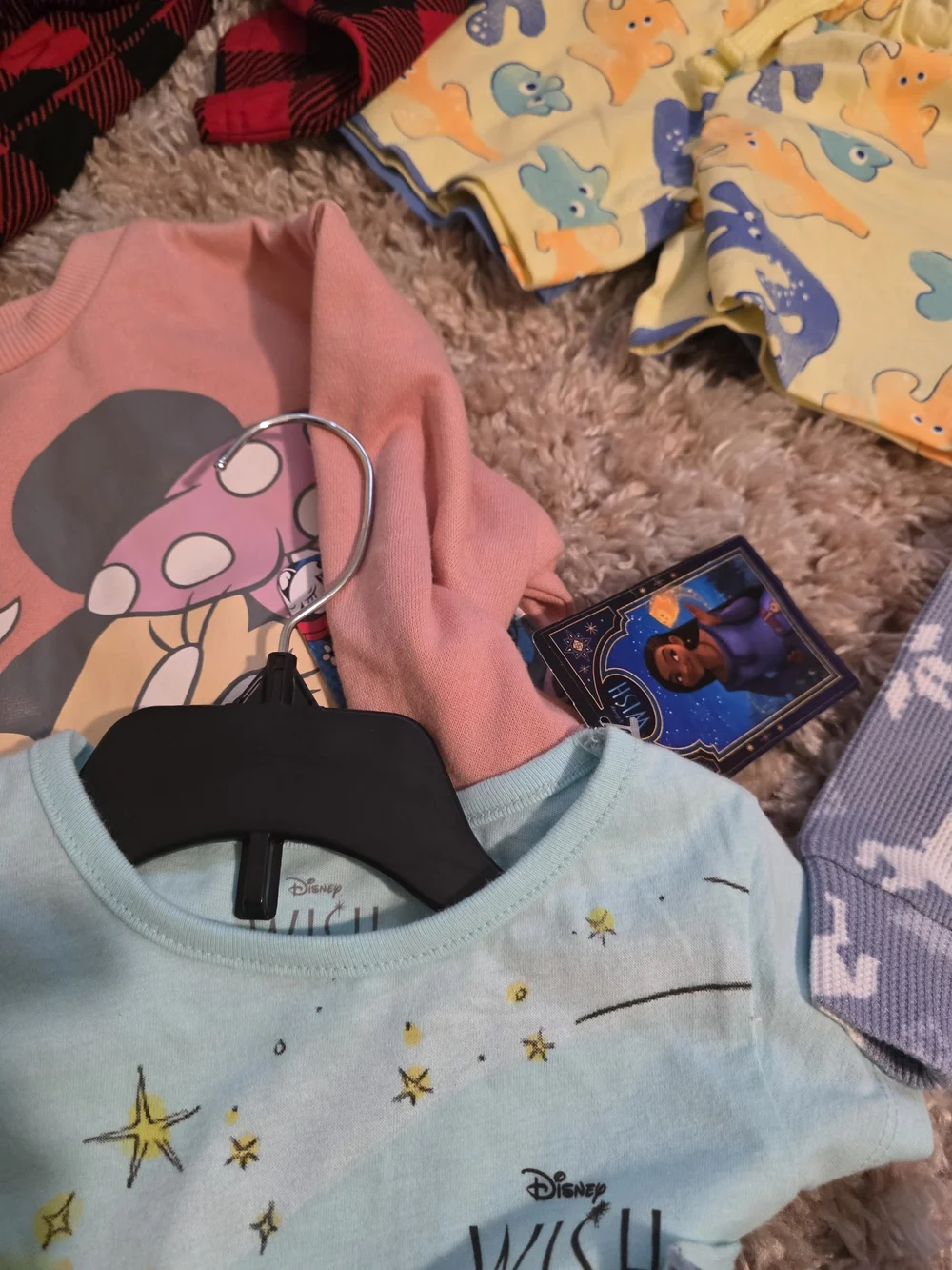 Kids Mixed Pajama Set - Blue, Red, Pink, Yellow, Light Blue